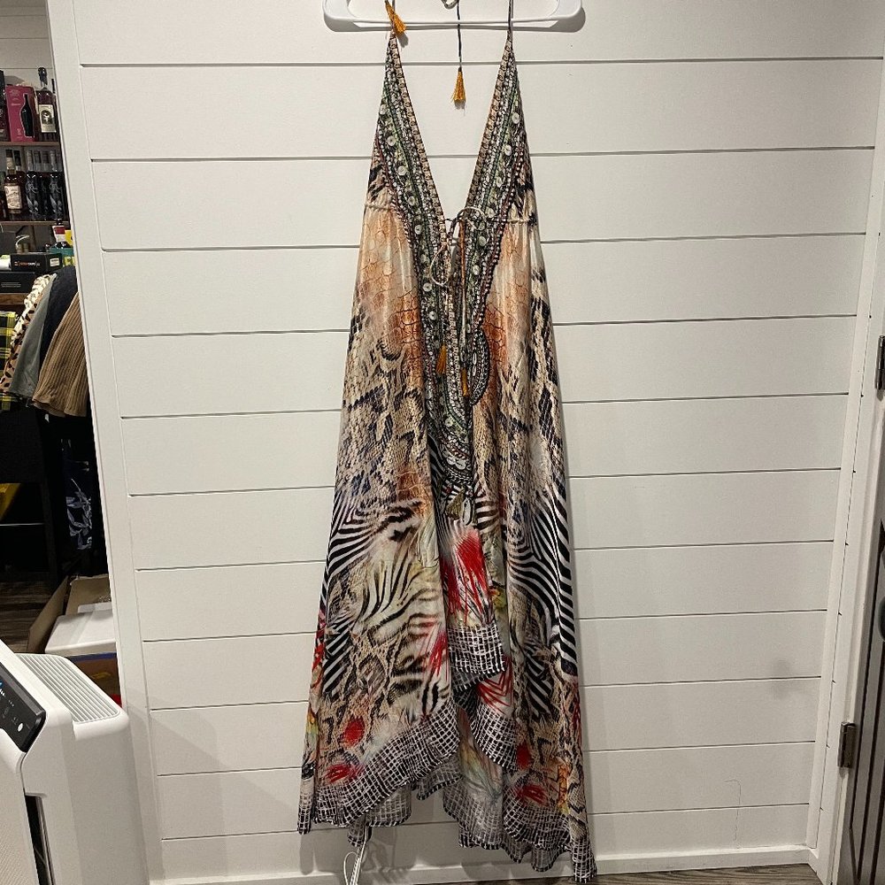 Sakkas Satin Summer Dress